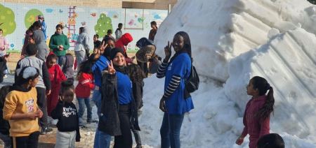 فعاليات الثلج والألعاب اليوم في ساحات المركز الجماهيري شقيب السلام